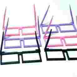Articulated stl dummy eyeglasses without brackets