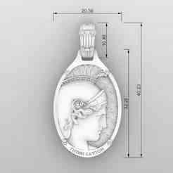Athena Warrior Pendant