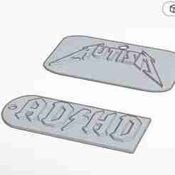 Autism and ADHD keychains