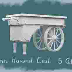 Autumn Harvest Cart – 3D Printable Model (Includes Assembly Manual)