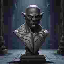 Azog – 3D Printable Fantasy Sculpture