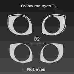 B2 Toony Fursuit Eyes (Flat & Follow-Me)