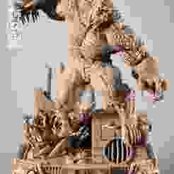 B3DSERK KILLER CROC SCULPTURE READY FOR PRINTING
