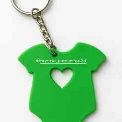 BABY BODYSUIT KEYCHAIN