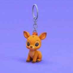 baby deer Keychain
