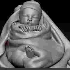 Baby Jesus – Modern Nativity 3D Printable Statue