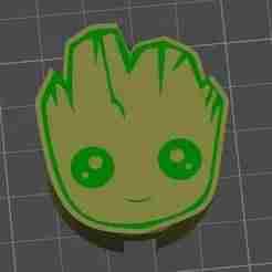 Badge Reel- Adorable Groot