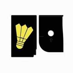 Badminton Business Card Holder