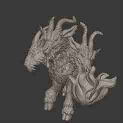 Baelgora – Demon Warrior Bust 3D Print Model