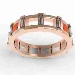 Baguette Diamond Eternity Wedding Band