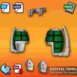 Bakugou Armor - Pepakura 3D Template