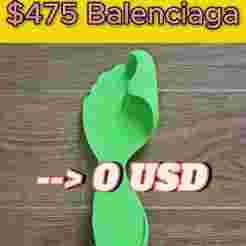 Balenciaga flip-flop Barefoot Zero shoes