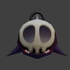 Balloon Bomber Keychain - Kirby Air Ride Enemy - Kirby - Ready to Print