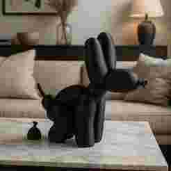 Balloon Dog Poop Sculpture – Funny Pop Art Decor