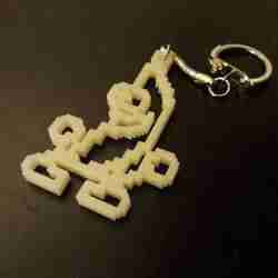 Banana keychain