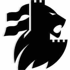 banner waving from a tower shaped like a lion's head 1 - 2D/3D Wall Art STL+SVG For CNC Router, Plasma, Waterjet, Laser & 3D Printer