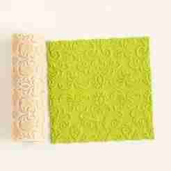 Baroque Lace Swirls Texture Roller no.2