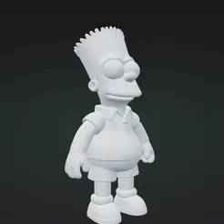 Bart Simpson in STL - 3D Figure for Printing and Collectors