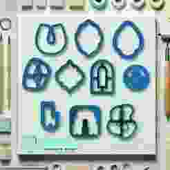 Basic polymer clay cutters