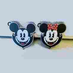 Bat Mickey & Minnie keychains
