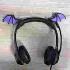 Bat wings for headphones