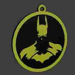 Batman Keychain – Dual Color 3D Print (Easy Pause & Switch for PLA)