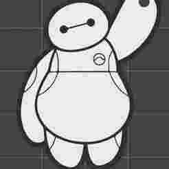 Baymax croc charm