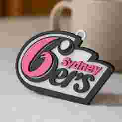 BBL Sydney Sixers badge color printable and renderable