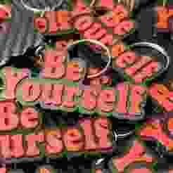 be yourself keychain
