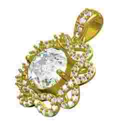 Beautiful Infinity Love Round Cut Diamond Pendant