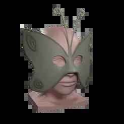 Bioshock - Party Mask Butterfyl/Moth for Multi Color Printing