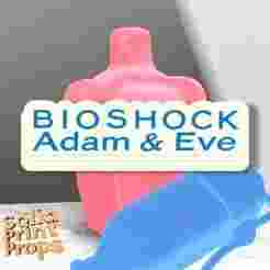 🧪 BIOSHOCK Adam & Eve Hypo Prop Replicas – HD 3D Print Models 🎮