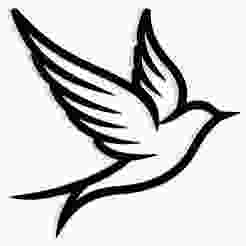 bird in flight 1 - 2D/3D Wall Art STL+SVG For CNC Router, Plasma, Waterjet, Laser & 3D Printer