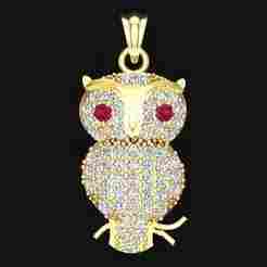 Bird owl pendant - Womens pendant - N917033