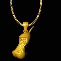 bite apple pendant charm