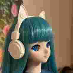 bjd headphones dolffie dream smart doll