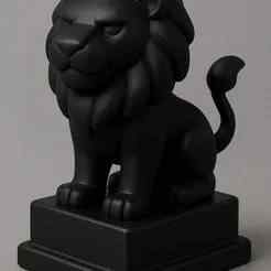 Black Roblox Lion Trophy