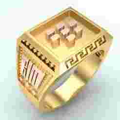 Blackberry ring - Blackberry mens ring - N103200
