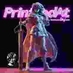⚔️ "Blade Dancer" Warrior Girl (STL)