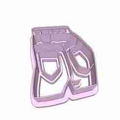 Blue Jean With Pockets Clay Cutter - 20, 25, 30, 35mm