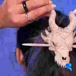 Bone Trophy Hair Pin