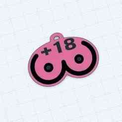 Boobs Keychain +18 – Funny Tits Gift for Her | 29th Birthday Gag