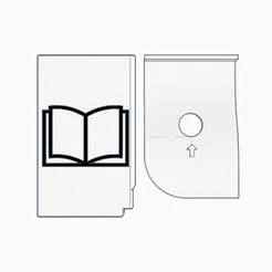 Book Business Card Holder