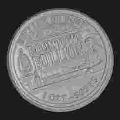 BOOMTOWN BULLION COIN TOKWN WALL ART