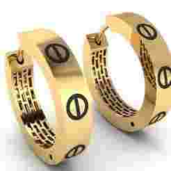 Branded earrings