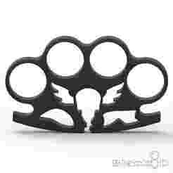 Brass knuckles PETG - Carbon