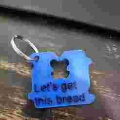 Bread Clip "Occlupanid" Keychain – “Let’s Get This Bread”