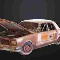 Broke Down Abandoned Car