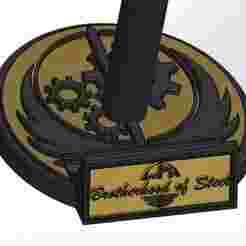Brotherhood of Steel Helmet Stand