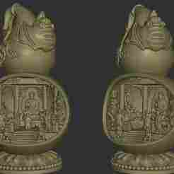 Buddha Worship Scene